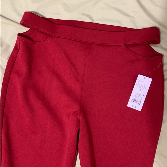 Wild Fable Red Flared Pants - Picture 4 of 5